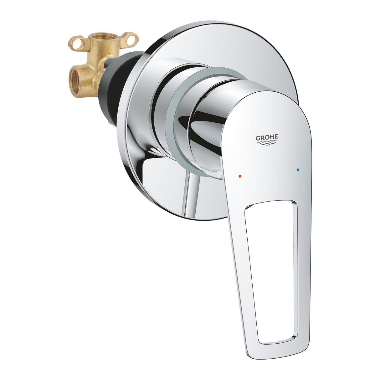 NEW BAULOOP 1-HANDLE SHOWER MIXER - GROHE-G2 - ( CHROME - G2 - BAUCOSMOPOLITAN - 0x0 mm - 0inchX0inch )