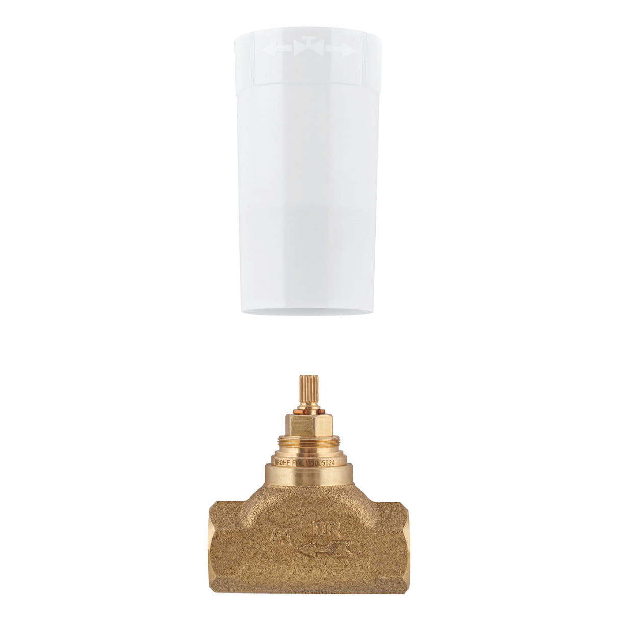 CONCEALED VALVE BODY - GROHE - ( CHROME - G3 - NON RAPIDO - 0x20 mm - 0inchX0.75inch )