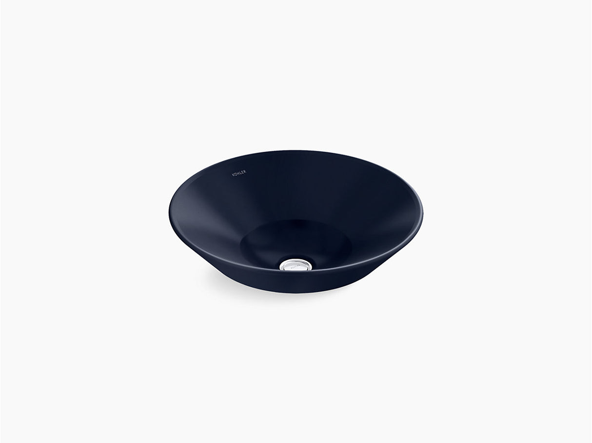 CONICAL BELL TM TABLE TOP WASH BASIN - KOHLER PREMIUM - ( INDIGO - PREMIUM - 413x413 mm - 16.52inchX16.52inch )