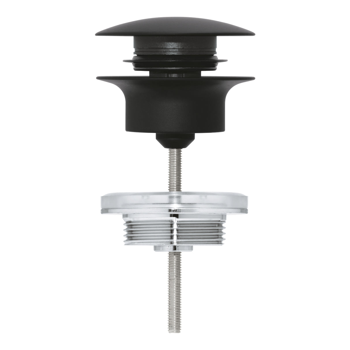 WASTE SET WITH PUSH-OPEN PLUG - GROHE - ( PHANTOM BLACK - G4 - GROHE - 0x15 mm - 0inchX0.5inch )