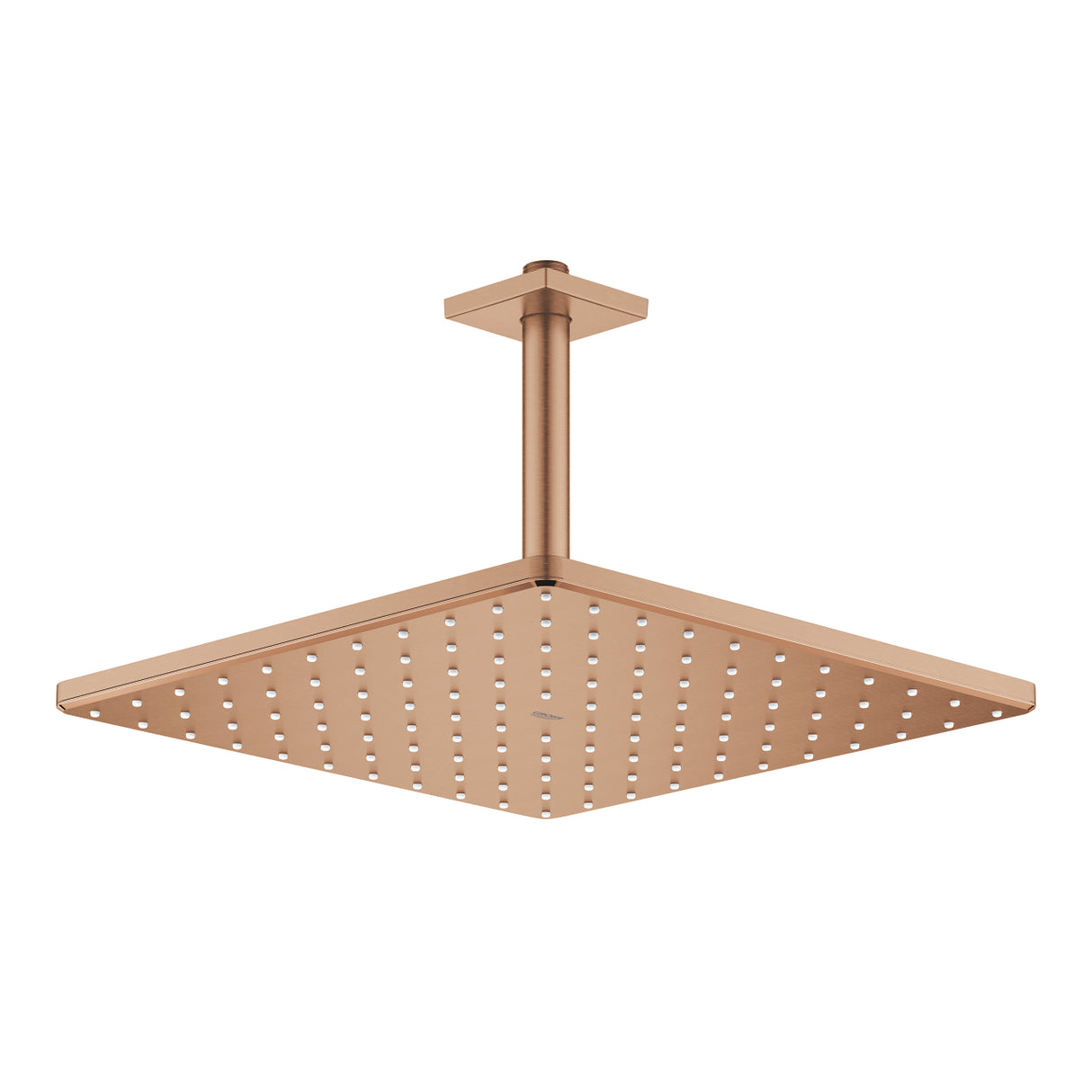 RAINSHOWER MONO 310 CUBE HEAD SHOWER SET 142 MM CEILING SHOWER ARM, 1 SPRAYS - GROHE - (BRUSHED WARM SUNSET - G5 - RAINSHOWER - 0x310 mm - 0inchx12.4inch)