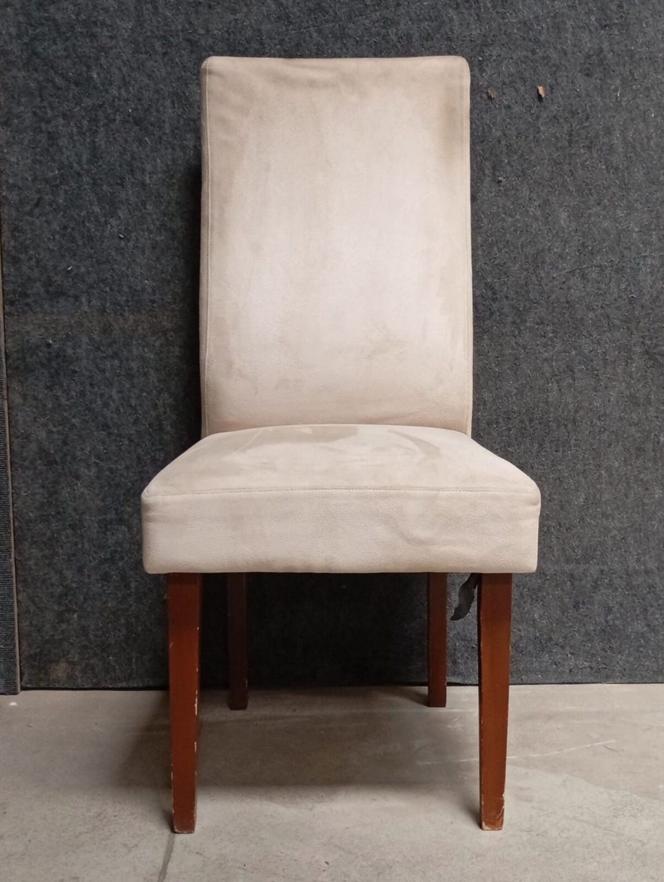 DC-BC-003 DINNING  CHAIR WOOD BASE W/FABRIC SOFT (SEATING H-470) - FURNITURE - ( - BUENA CASA - 432x457x749 mm - 17.28inchX18.28inchX29.96inch)