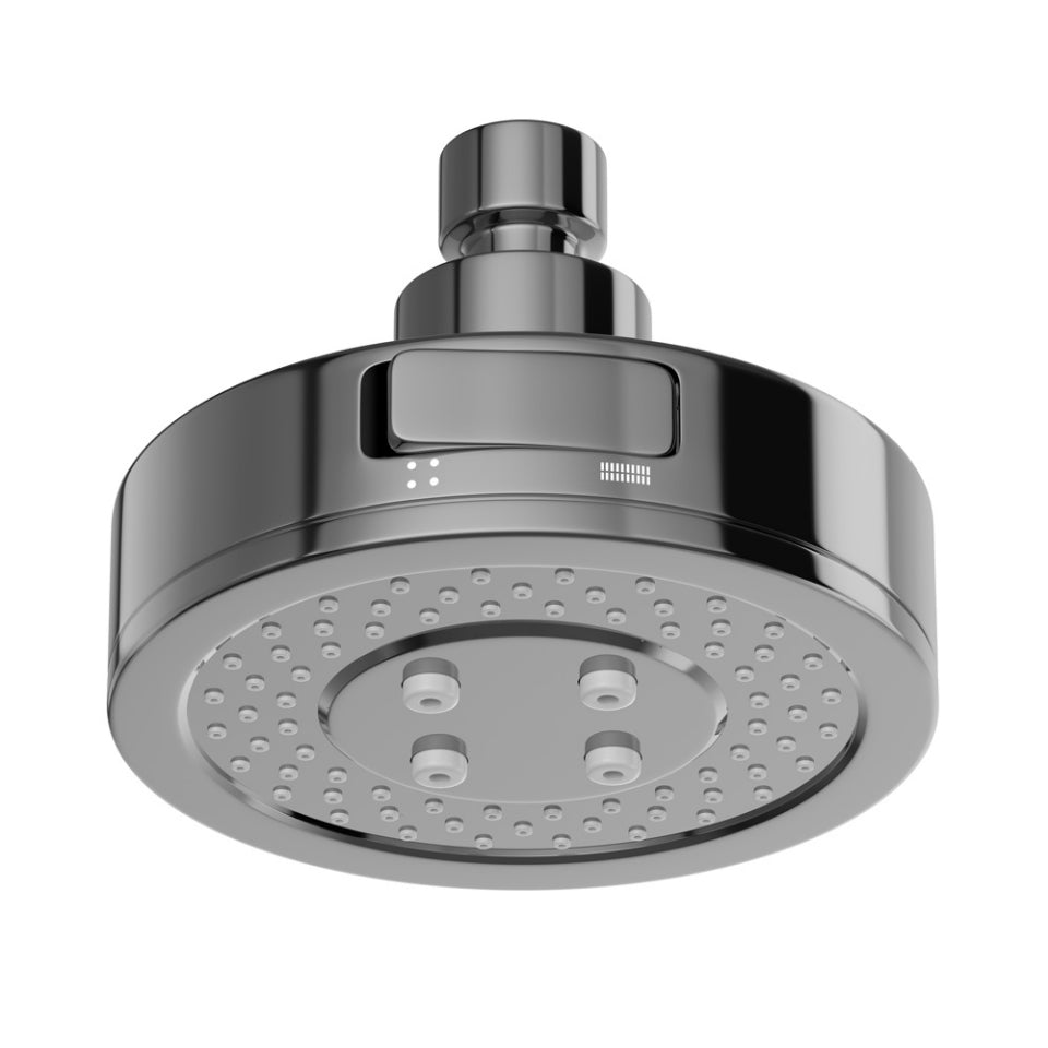 MEDLEY OVERHEAD SHOWER 120MM DUALFLOW W/O ARM - JAQUAR FAUCETS - ( BLACK CHROME - MEDLEY SHOWER - 0x120 mm - 0inchX4.8inch )