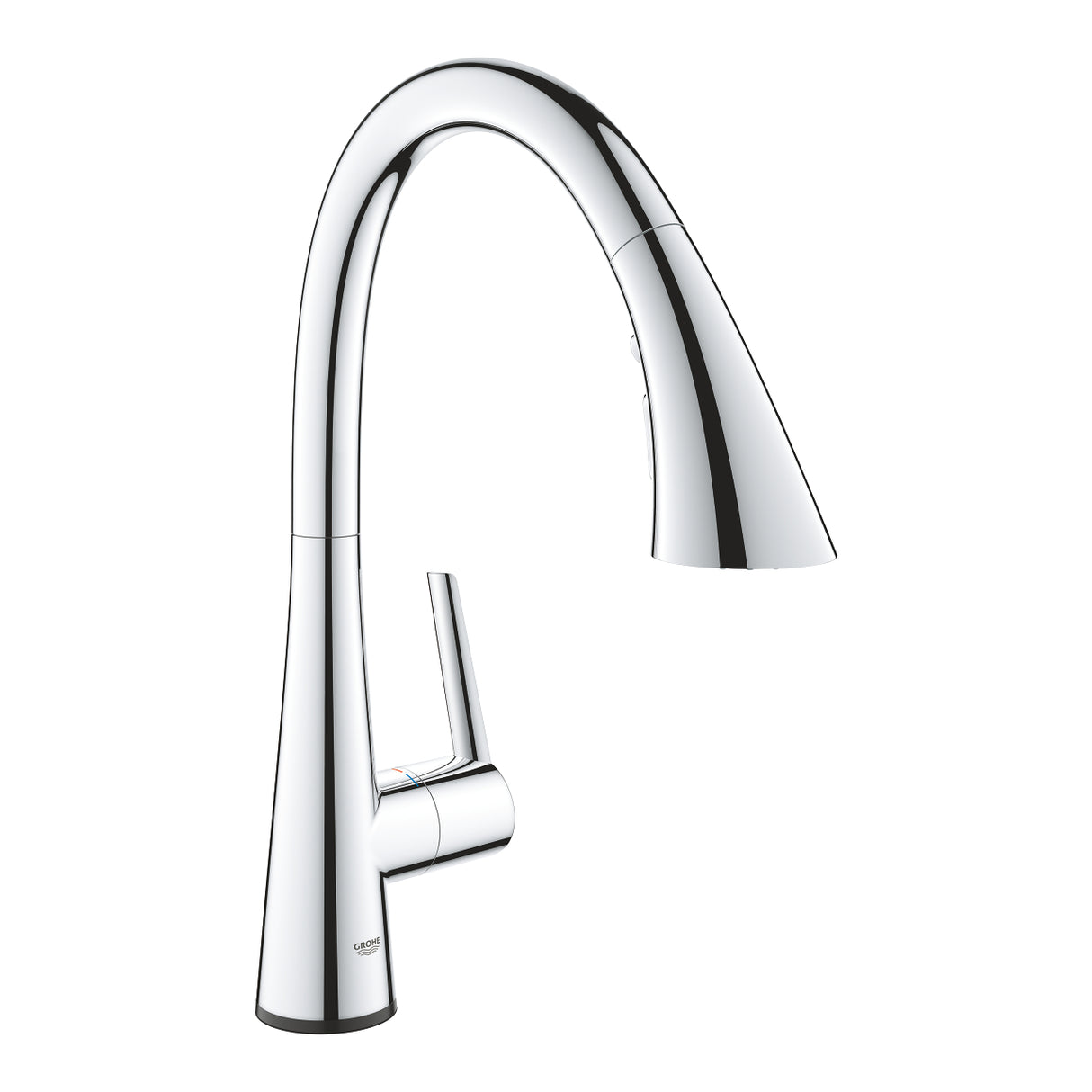 ZEDRA TOUCH 1-HANDLE KITCHEN MIXER, C-SPOUT TRIPLE SPRAY - GROHE - ( CHROME - G5 - ZEDRA - 0x15 mm - 0inchX0.6inch )