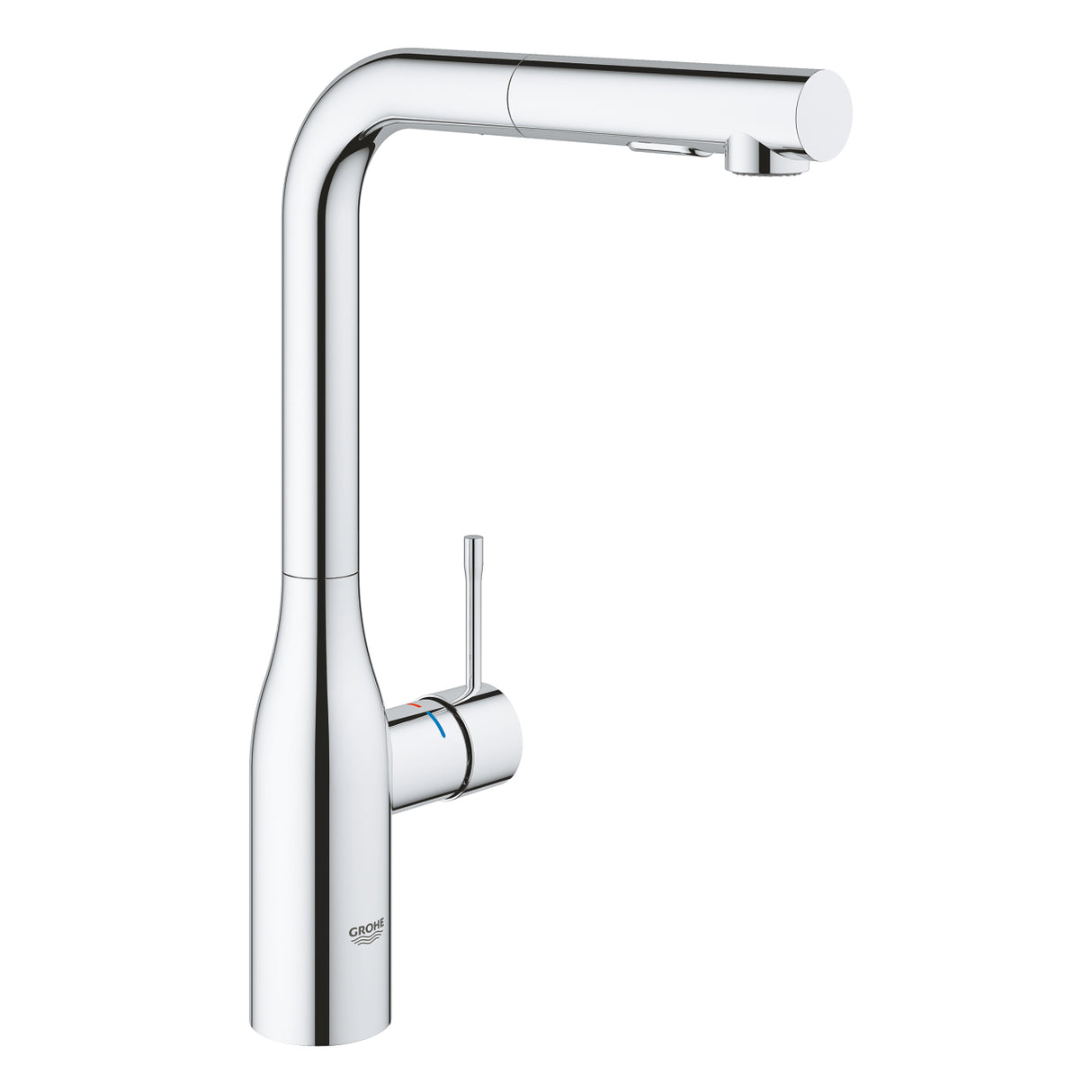 ESSENCE NEW 1-HANDLE KITCHEN MIXER, L SPOUT, PULL OUT - GROHE - ( CHROME - G4 - ESSENCE - 0x10 mm - 0inchX0.38inch )