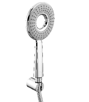 GR HAND SHOWER WITH 1.5 MTR BRASS TUBE - IPM -  ( CHROME - ALLIED - 0x15 mm - 0inchX0.6inch )