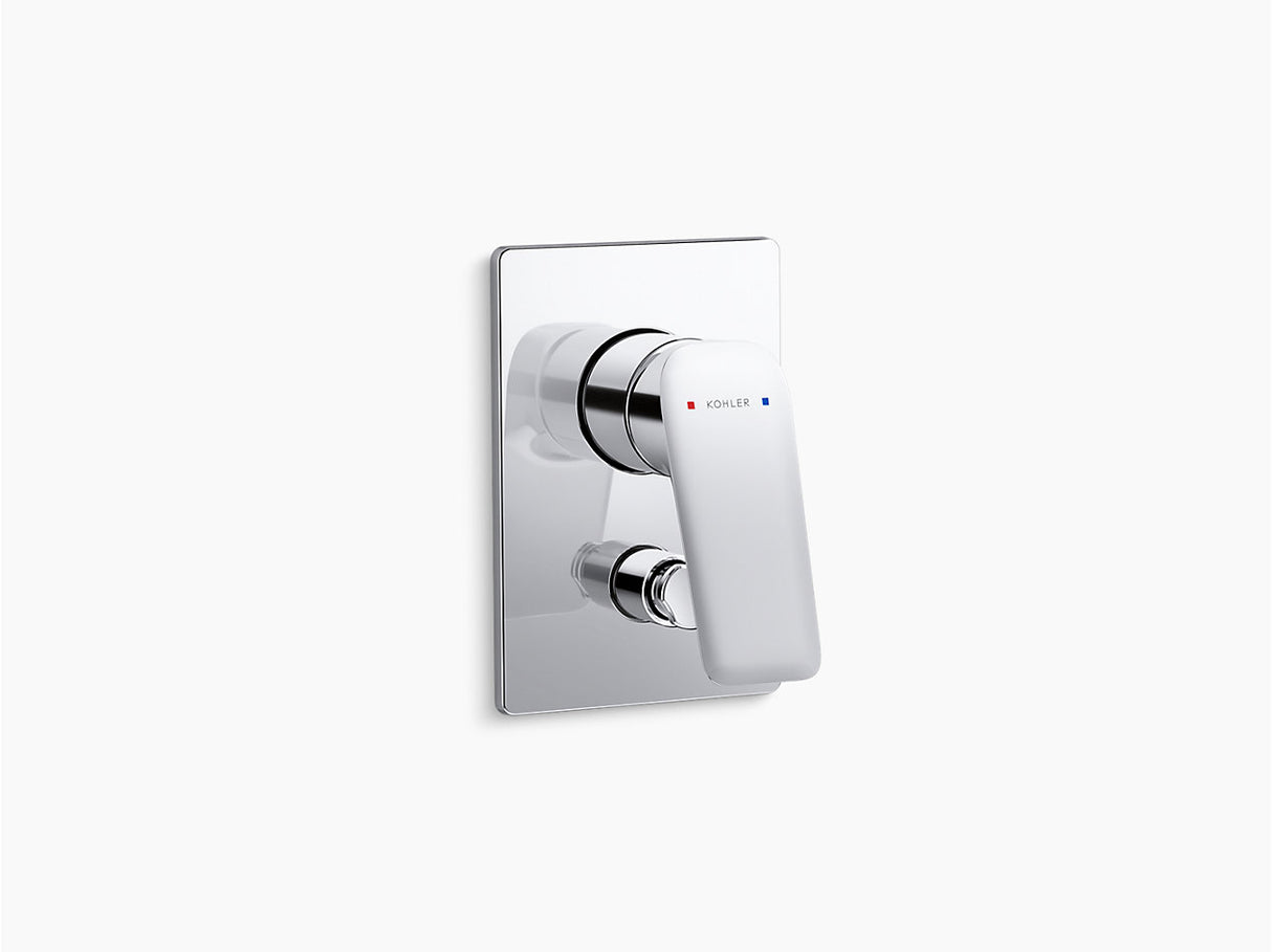 ENGAGE AQUA TURBO 230 VALVE TRIM WITH DIVERTER - KOHLER PREMIUM - ( POLISHED CHROME - PREMIUM - 0x15 mm - 0inchX0.5inch )