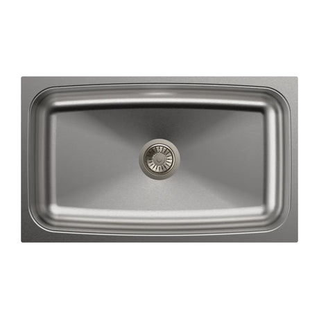 1 BOWL WITH OUT DRAIN BOARD (DEPTH 9INCH) THK 1MM - CARYSIL -  ( GLOSSY FINISH - ELEGANCE - 762x457 mm - 30inchX18inch )