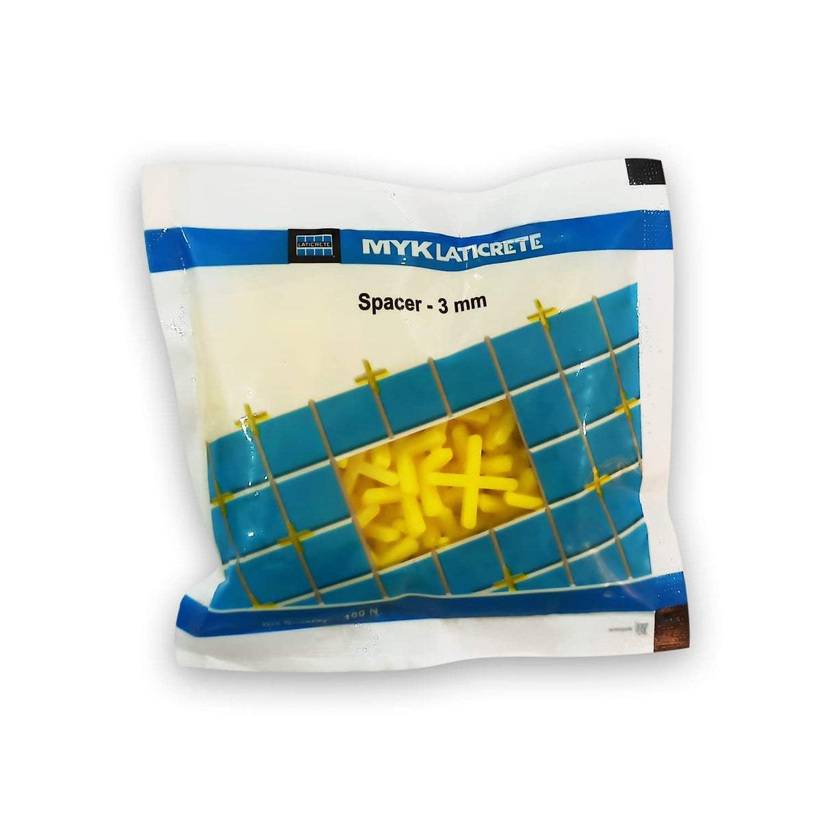 SPACERS 3MM (100 PC/PACK) - MYK LATICRETE -  (  -  - 0x0 mm - 0inchx0inch )
