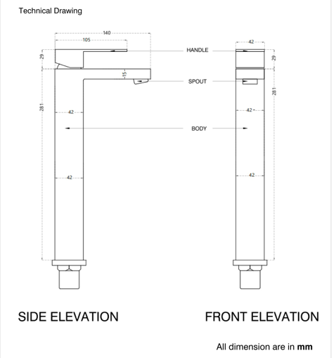 BRASS TALL PILLAR COCK - AQUANT -  ( CHROME -  - 0x0 mm - 0inchx0inch )