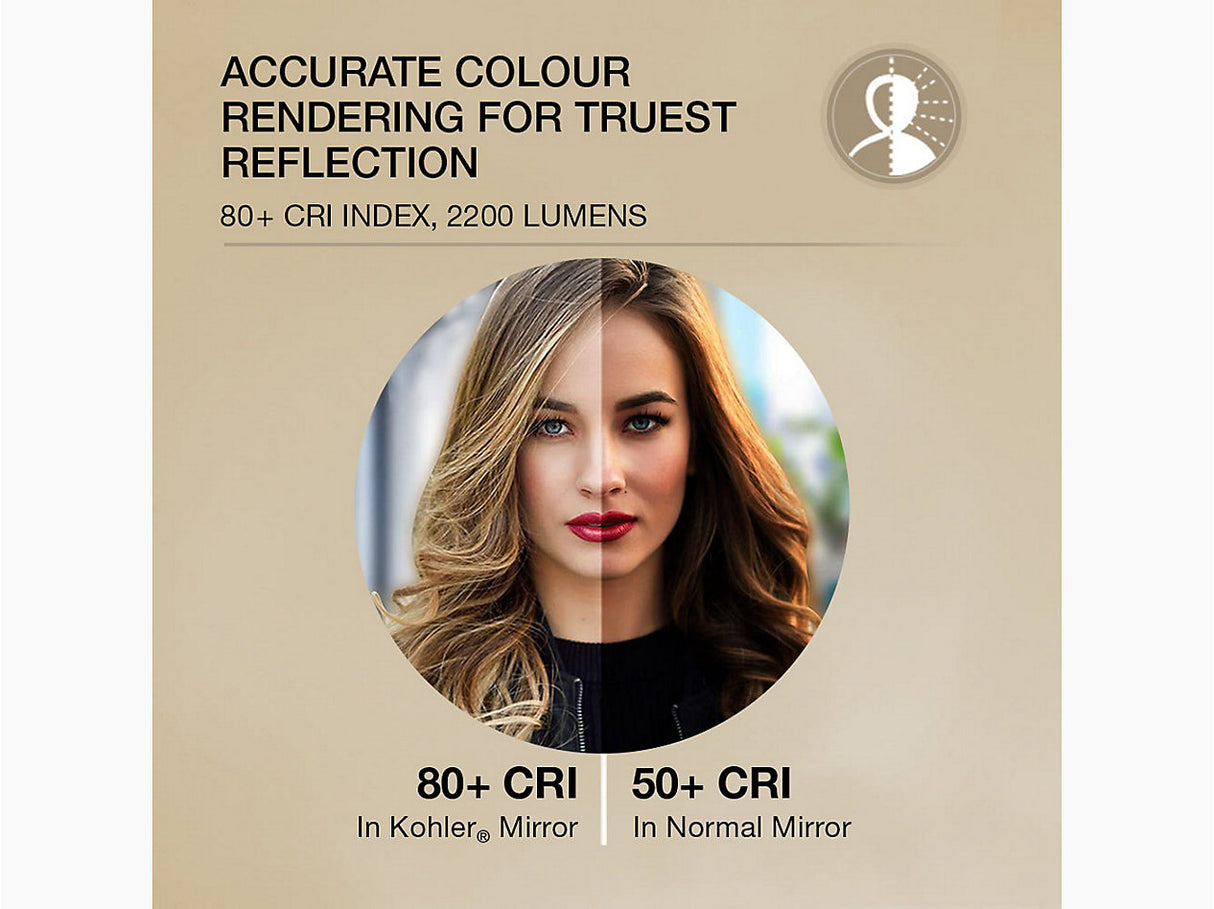 VIVE LIGHTED MIRROR WITH TOUCHLESS SWITCH - KOHLER LUXURY -  (  - LUXURY - 705x705 mm - 28.2inchX28.2inch )