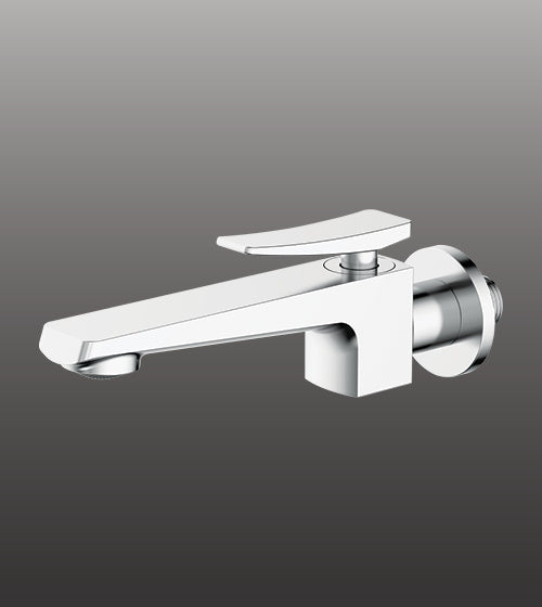 BRASS BIB COCK - AQUANT - ( CHROME - WAVE SERIES - 0x0 mm - 0inchx0inch )