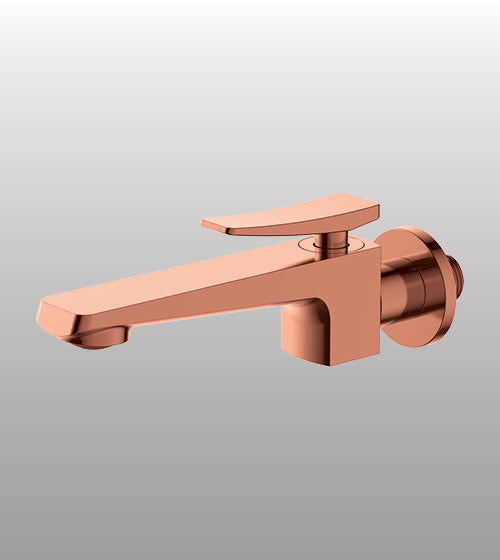 BRASS BIB COCK - AQUANT - ( ROSE GOLD - WAVE SERIES - 0x0 mm - 0inchx0inch )