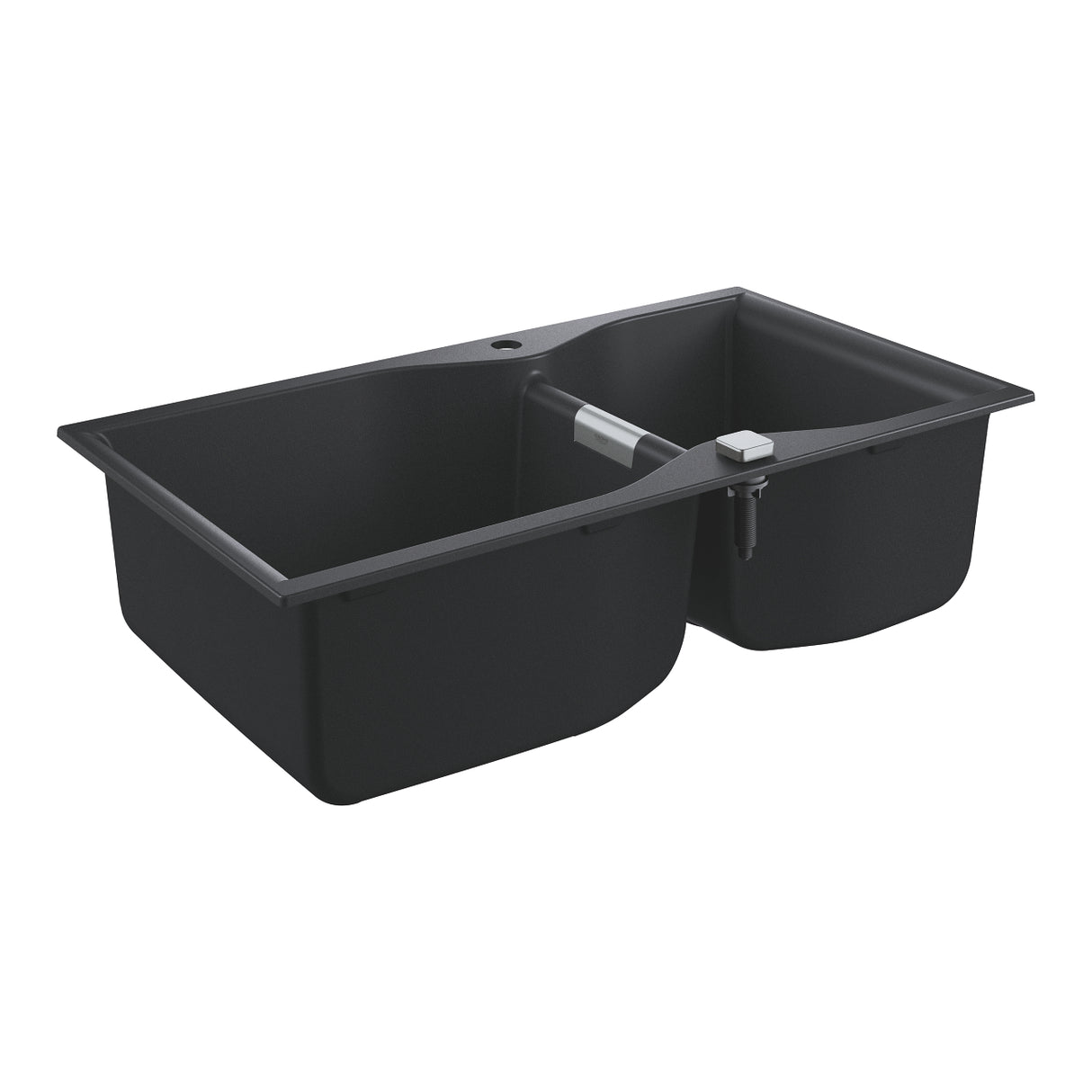 K700 SINK 100 -C 90/50 2.0 REV - GROHE-G2 - ( GRANITE BLACK - K700 - 900x500 mm - 36inchX20inch )