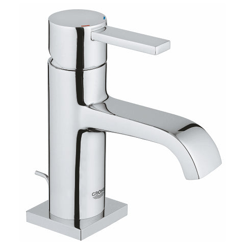 ALLURE 1-HANDLE BASIN MIXER WITH POP-UP, M SIZE - GROHE -  ( CHROME - G5 - ALLURE - 0x10 mm - 0inchX0.38inch )