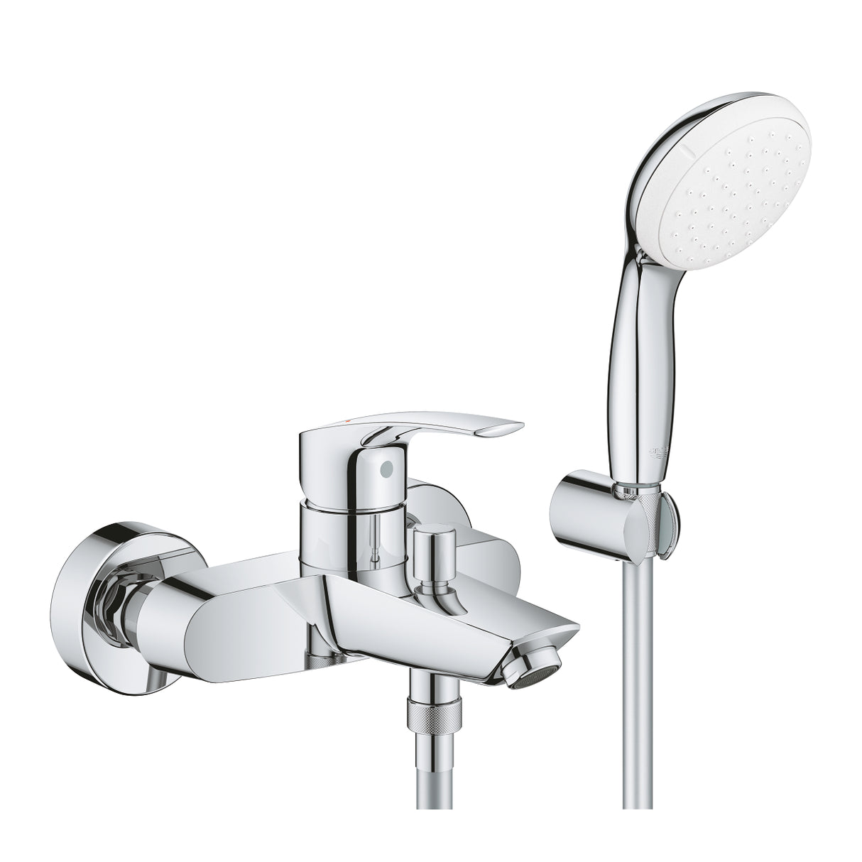 EUROSMART 2021 SINGLE LEVER BATH/SHOWER MIXER SET,EXPOSED - GROHE - ( CHROME - G3 - EUROSMART - 0x15 mm - 0inchX0.6inch )