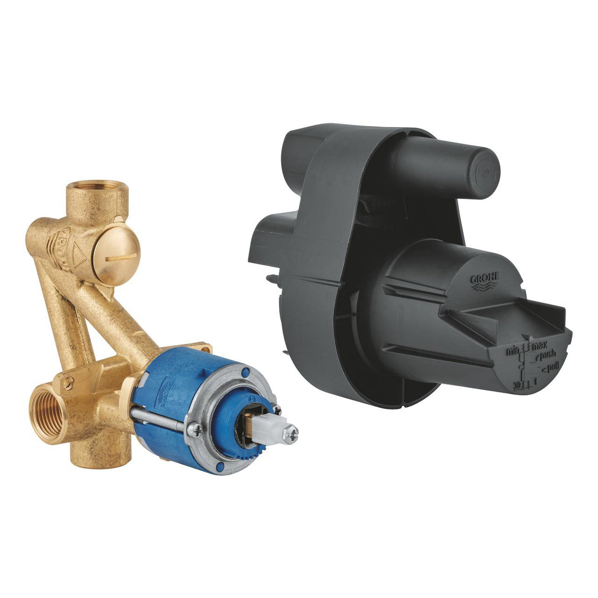 BODY CONCEALED - GROHE - ( CHROME - G3 - NON RAPIDO - 0x15 mm - 0inchX0.6inch )