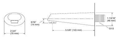 COMPLEMENT.PLAIN BATH SPOUT W/O DIVERTER - KOHLER POPULAR - ( BRUSHED BRONZE - POPULAR - 0x0 mm - 0inchx0inch )