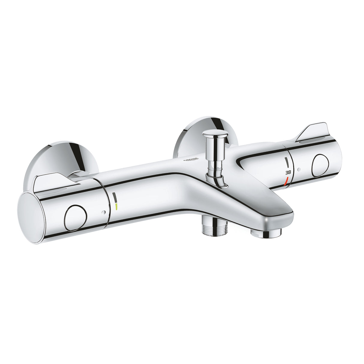 GROHTHERM 800 THERMOSTATIC BATH/SHOWER MIXER, EXPOSED - GROHE - ( CHROME - G3 - GROHTHERM 1000 - 0x15 mm - 0inchX0.6inch )