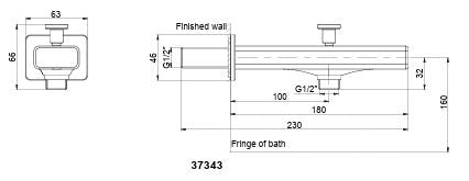 COMPLEMENTRY-BATH SPOUT W/DIVERTER - KOHLER PREMIUM -  ( BRUSHED BRONZE - PREMIUM - 0x0 mm - 0inchx0inch )