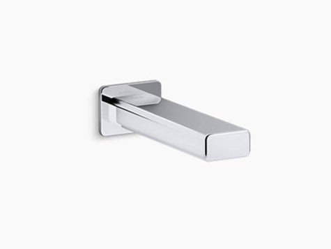 STRAYT-PLAIN BATH SPOUT W/O DIVERT - KOHLER PREMIUM -  ( POLISHED CHROME - PREMIUM - 0x0 mm - 0inchx0inch )