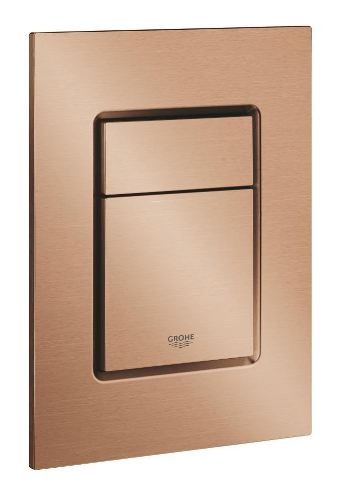 SKATE COSMOPOLITAN FLUSH PLATE, SMALL SIZE - GROHE - ( BRUSHED WARM SUNSET - G4 - SKATE COSMOPOLITAN - 0x0 mm - 0inchX0inch )