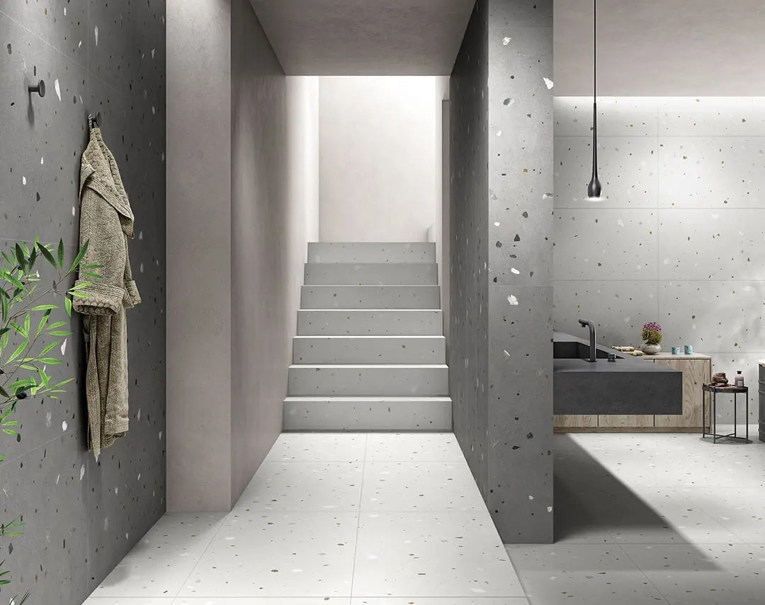 WINTER LIT TRZ MATT - SIMPOLO-TILES -  (  - TERRAZO MATT - 1200x600x8.5 mm - 48inchX24inchX0.34inch )