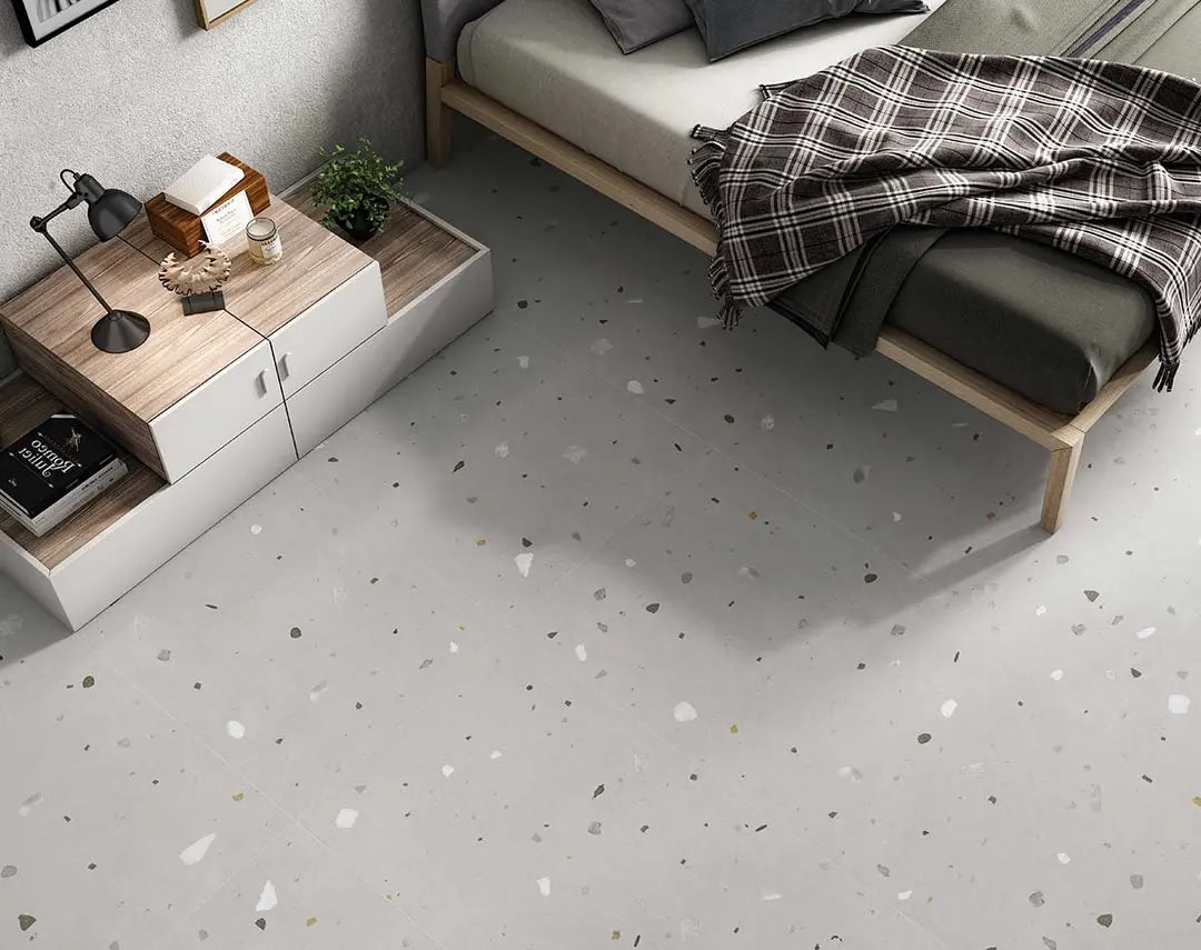 WINTER MID TRZ MATT - SIMPOLO-TILES -  (  - TERRAZO MATT - 1200x600x8.5 mm - 48inchX24inchX0.34inch )