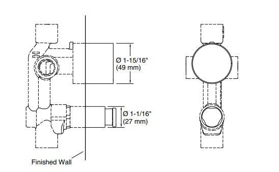 AT235 RBS TRIM SLEEVE AND KNOB - KOHLER PREMIUM -  ( CHROME - PREMIUM - 0x0 mm - 0inchx0inch )