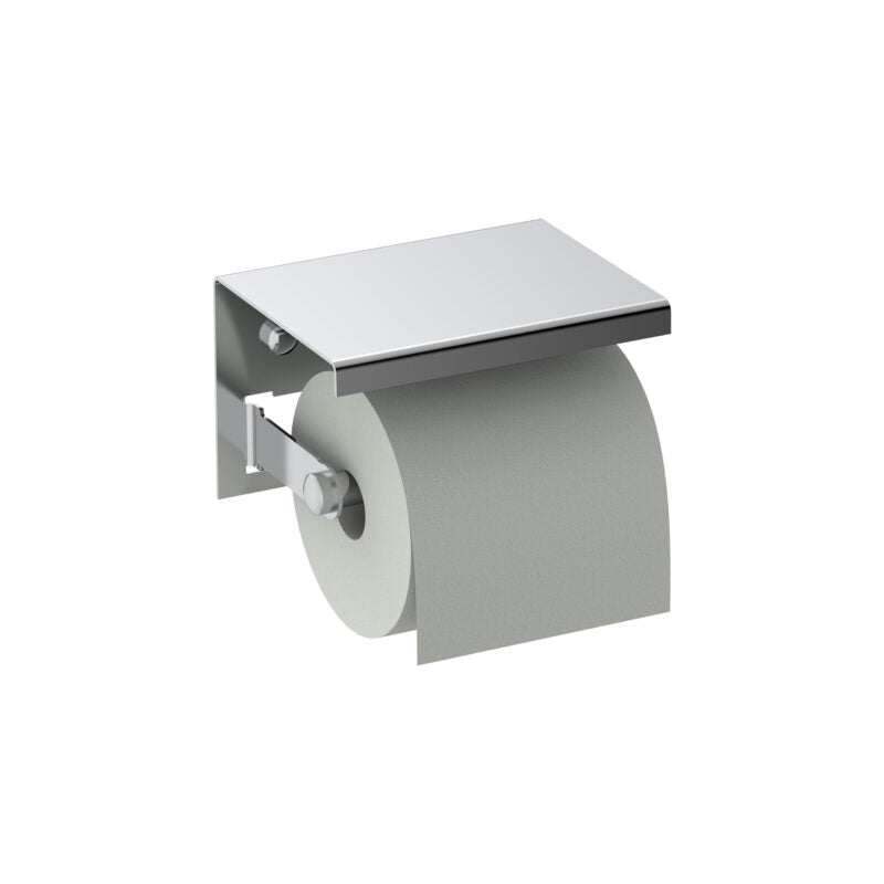 TOILET ROLL WITH PHONE HOLDER - VIKING -  ( POLISHED  CHROME - SS 304 - 0x0 mm - 0inchx0inch )