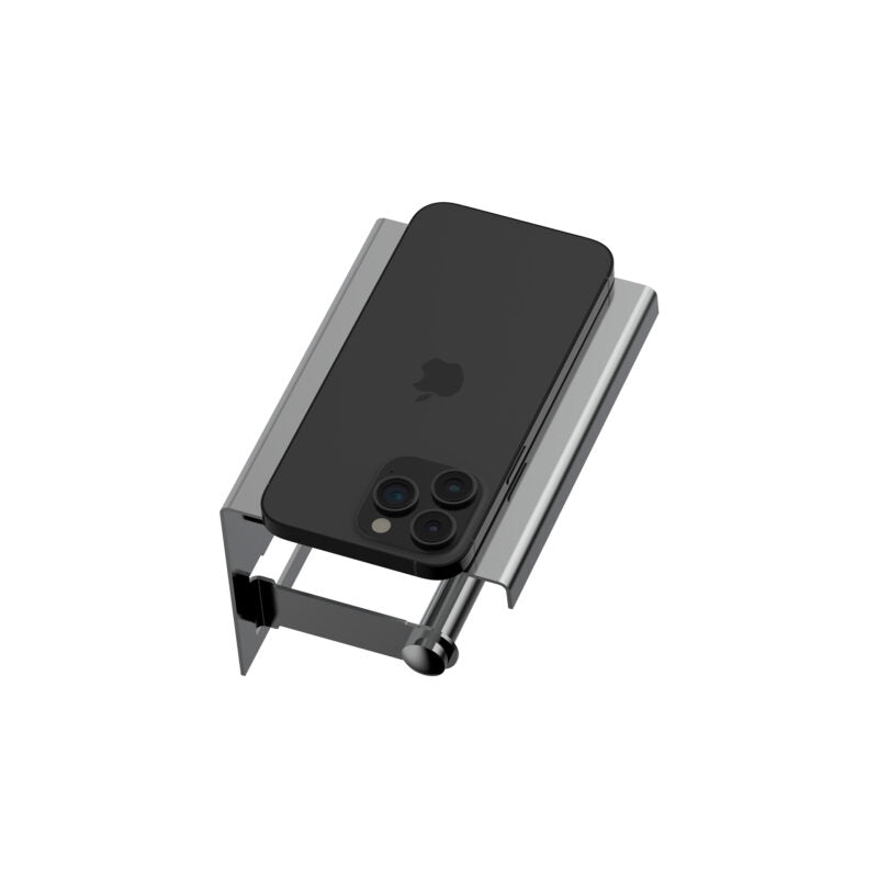 TOILET ROLL WITH PHONE HOLDER - VIKING -  ( POLISHED  CHROME - SS 304 - 0x0 mm - 0inchx0inch )