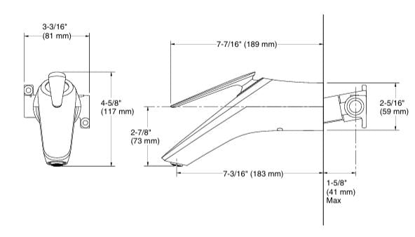FLUENCE+ WM LAV FAUCET TRIM+VALVE - KOHLER PREMIUM - ( CHROME - PREMIUM - 0x15 mm - 0inchX0.5inch )