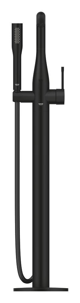 ESSENCE SINGLE-LEVER BATH MIXER 1/2 INCH FLOOR MOUNTED - GROHE - ( PHANTOM BLACK - G4 - ESSENCE - 0x15 mm - 0inchX0.5inch )