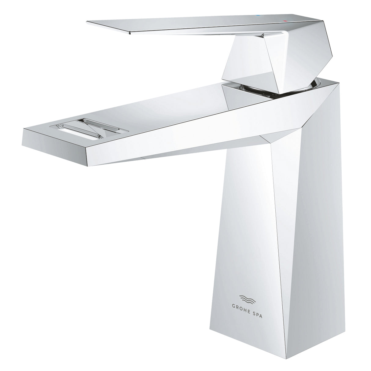 ALLURE BRILLIANT TABLE-MOUNTED SINGLE-LEVER BASIN MIXER WITH BRAIDED PIPES M-SIZE - GROHE - (CHROME - G5-ALLURE BRILLIANT - 0x15 mm - 0inchX0.5inch)