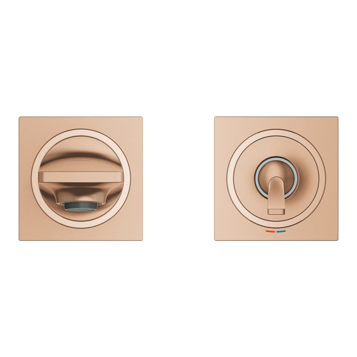 ALLURE 2-HOLE, 1-HANDLE WALL-MOUNT BASIN MIXER, M SIZE - GROHE - (BRUSHED WARM SUNSET - G5 - ALLURE - 0x15 mm - 0inchX0.5inch)