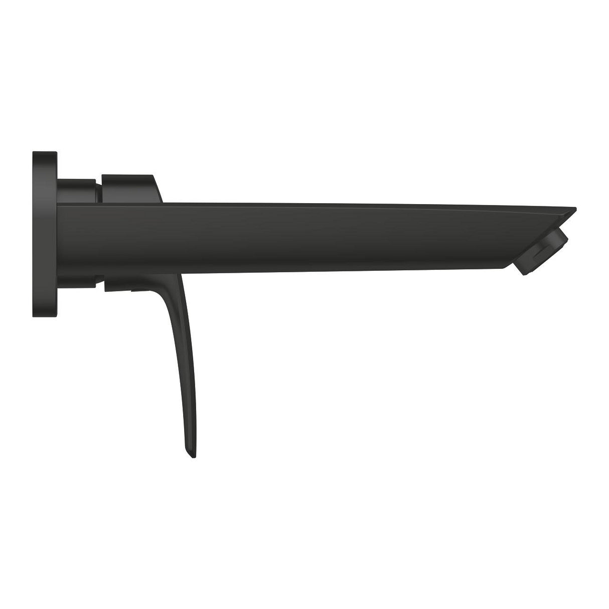 EUROSMART 2-HOLE BASIN MIXER, 1-HANDLE WALL MOUNT, M SIZE - GROHE - ( MATTE BLACK - G3 - EUROSMART 2021 - 0x15 mm - 0inchX0.5inch )