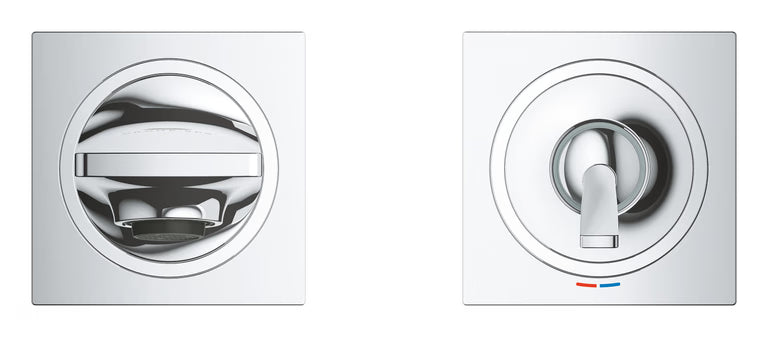 ALLURE 2-HOLE, 1-HANDLE WALL-MOUNT BASIN MIXER, M SIZE - GROHE - ( POLISHED CHROME - G5 - ALLURE - 0x15 mm - 0inchX0.5inch )