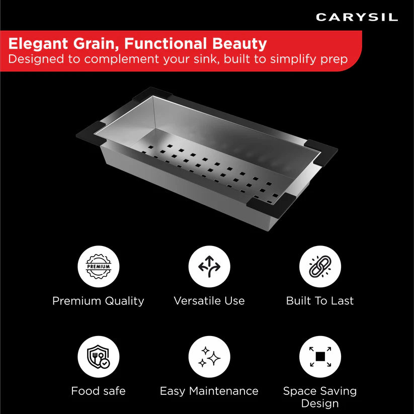 COLANDER VEGATABLE (560/610/780)- CARYSIL - ( SS - ACCESSORIES - 0x0 mm - 0inchX0inch )