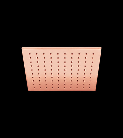 BRASS RAIN SHOWER - AQUANT - ( ROSE GOLD - - 250x250 mm - 10inchX10inch )
