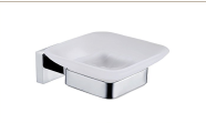 SOAP DISH WITH HOLDER - AUGA -  ( CHROME - PRISMA - 0x0 mm - 0inchx0inch )