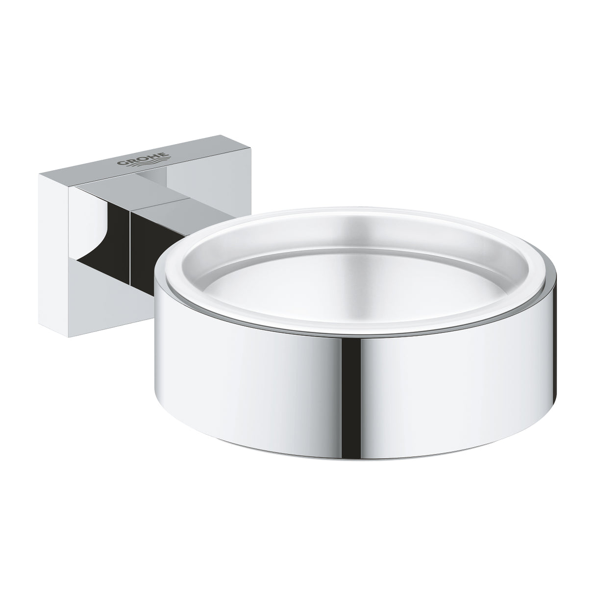 ESSENTIALS CUBE HOLDER F.GLASS/SOAP - GROHE -  ( CHROME - G3 - ESSENTIALS - 0x0 mm - 0inchX0inch )