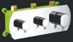 MULTI FUN. DIV.15MM 1/2  INLET 4OUTLETS - AQUANT -  ( CHROME -  - 0x0 mm - 0inchx0inch )