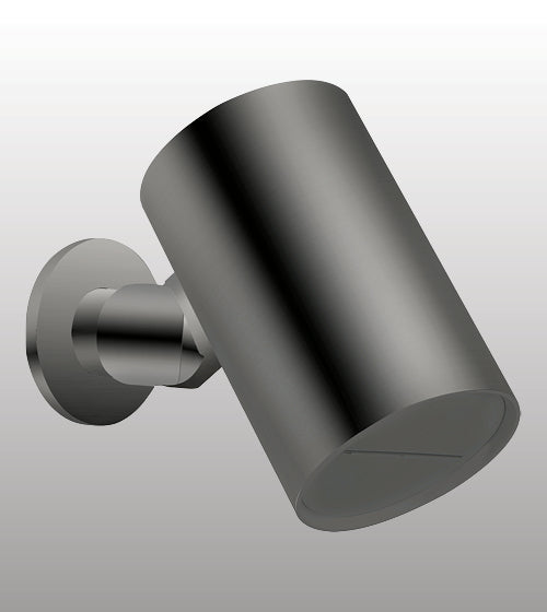 BRASS HYDRO SPOT WALL MOUNTED SHOWER WITH WATERFALL FLOW - AQUANT - ( GRAPHITE GREY - - 80x0 mm - 3.2inchX0inch )