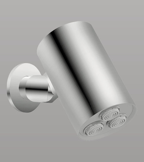 BRASS HYDRO SPOT WALL MOUNTED SHOWER WITH VELVET FLOW - AQUANT - ( CHROME - - 80x0 mm - 3.2inchX0inch )