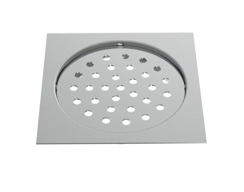 S.S DRAINER SQU(2 IN 1 GRATING) W/O.HOLE - VIKING -  ( CHR -  - 0x100 mm - 0inchX4inch )