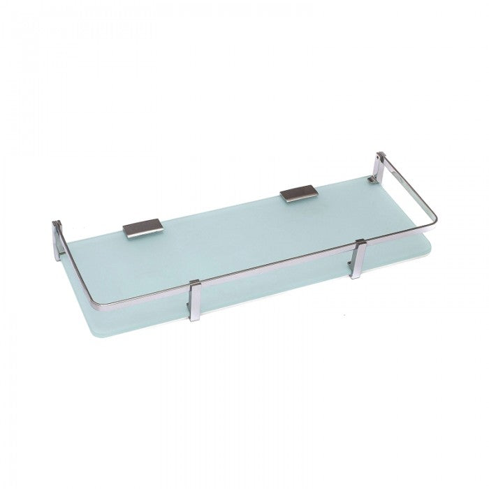 FRONT GLASS SHELF - BETTER LIVING - ( CHROME - - 300x150 mm - 12inchX6inch )