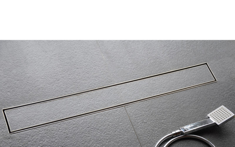 TILE MARBLE DRAINER SS 304 - VIKING -  ( CHR -  - 0x600 mm - 0inchX24inch )