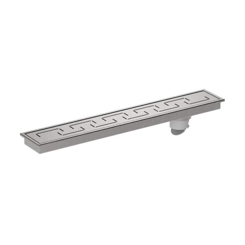 SHOWER CHANNEL DRAIN SIDE HOLE - VIKING - ( SS 304 - - 600x100 mm - 24inchX4inch )