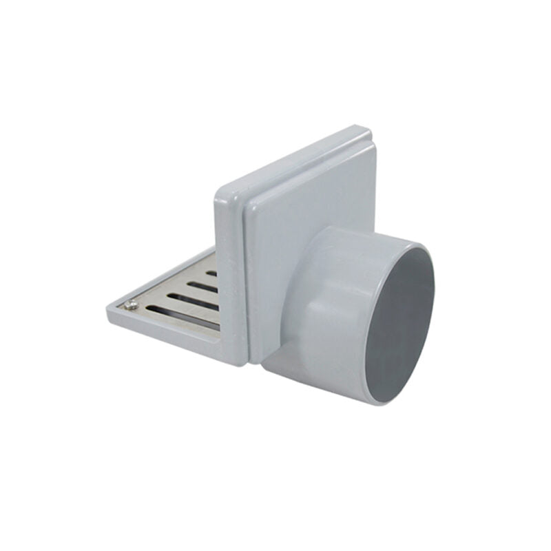 SIDE WALL PARAPET SCUPPER DRRAIN - VIKING -  ( POLISHED - SS 304 - 0x150 mm - 0inchX6inch )