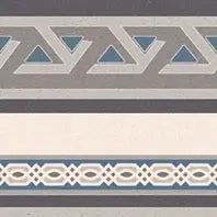 GARDEN LOOP BORDER MATT  - SIMPOLO-TILES- (  - TINY TILE MATT - 198x198 mm - 7.8inchX7.8inch )